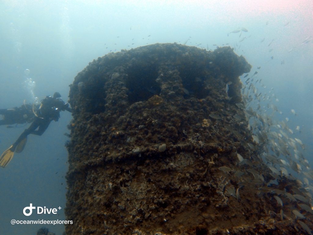 the helm of the peter mcallister wreck