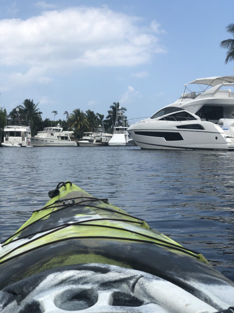 boats and a kayak