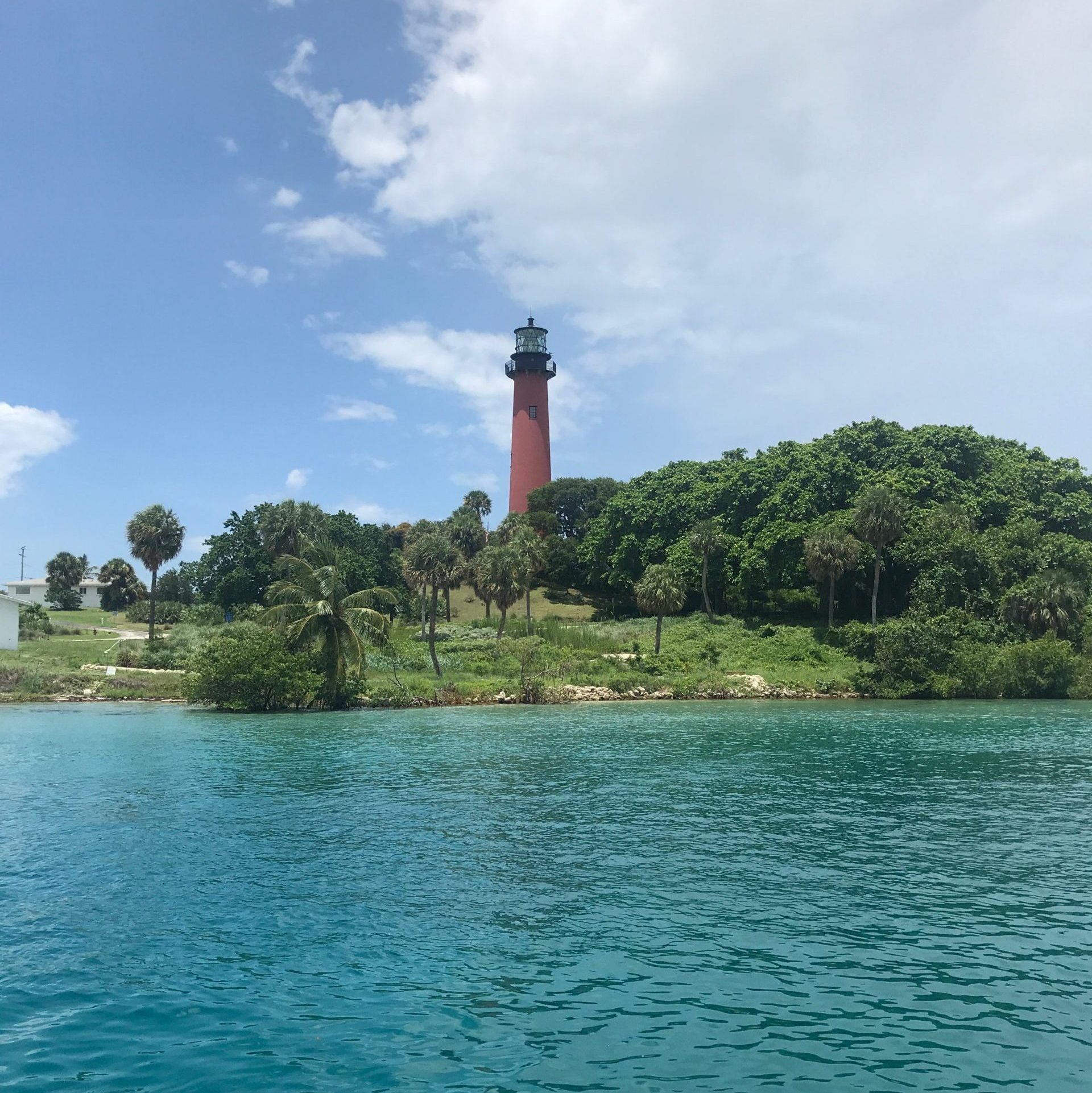 jupiter inlet lighthouse from ocean