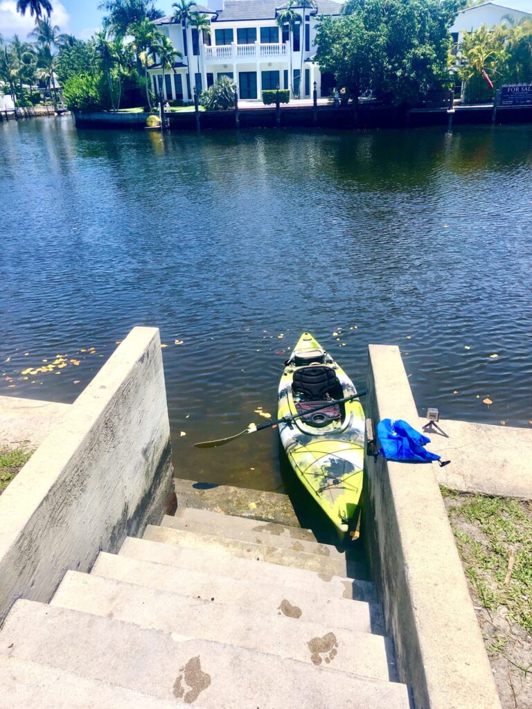 kayak launch at victoria park in fort lauderdale