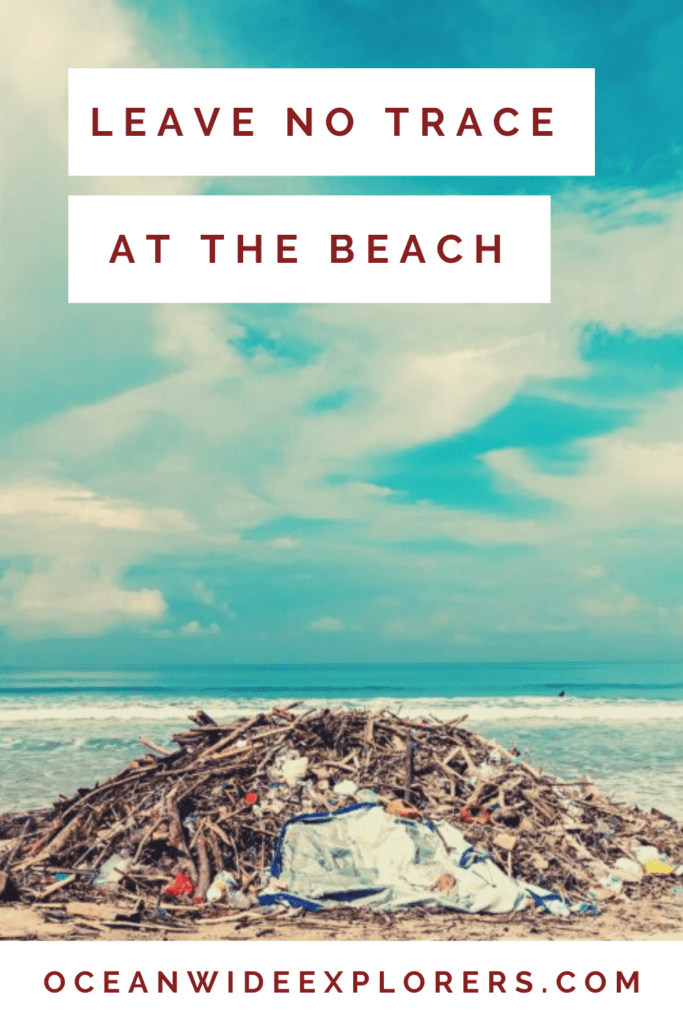 leave no trace at the beach