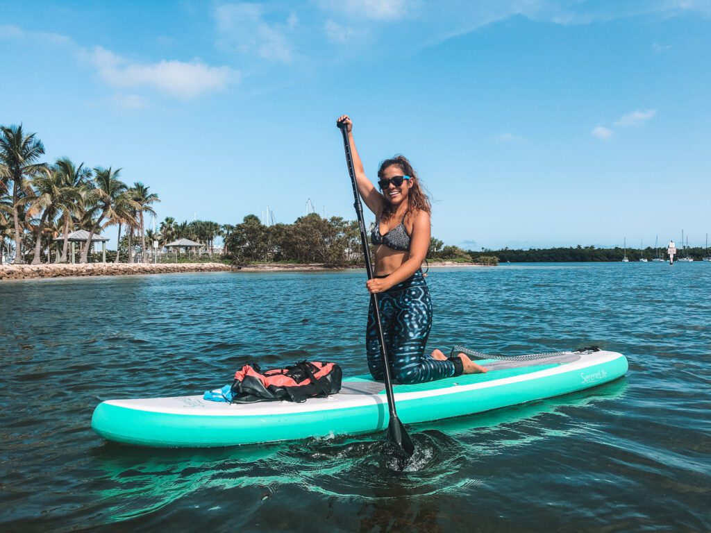 paddleboarding key biscayne miami