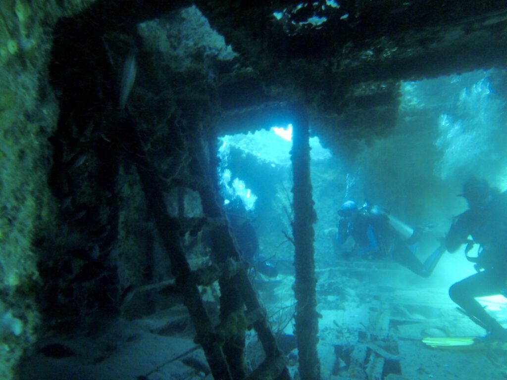 inside the merci jesus shipwreck fort lauderdale wreck trek