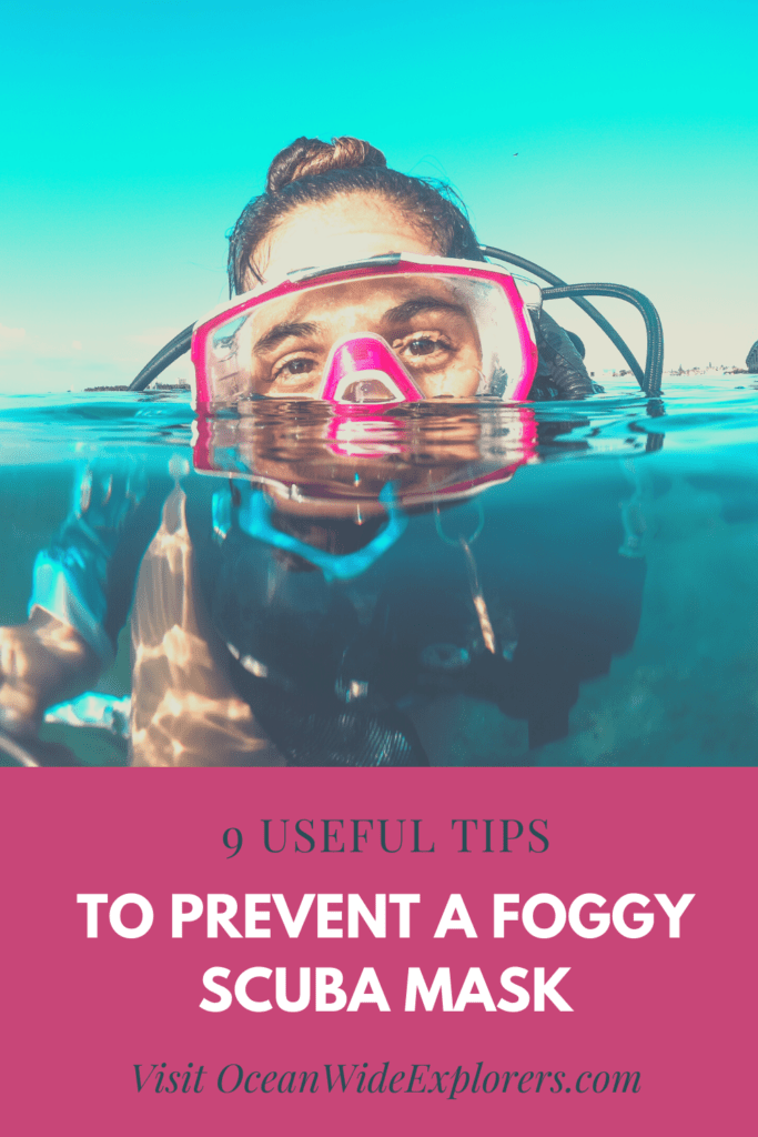 prevent foggy scuba mask