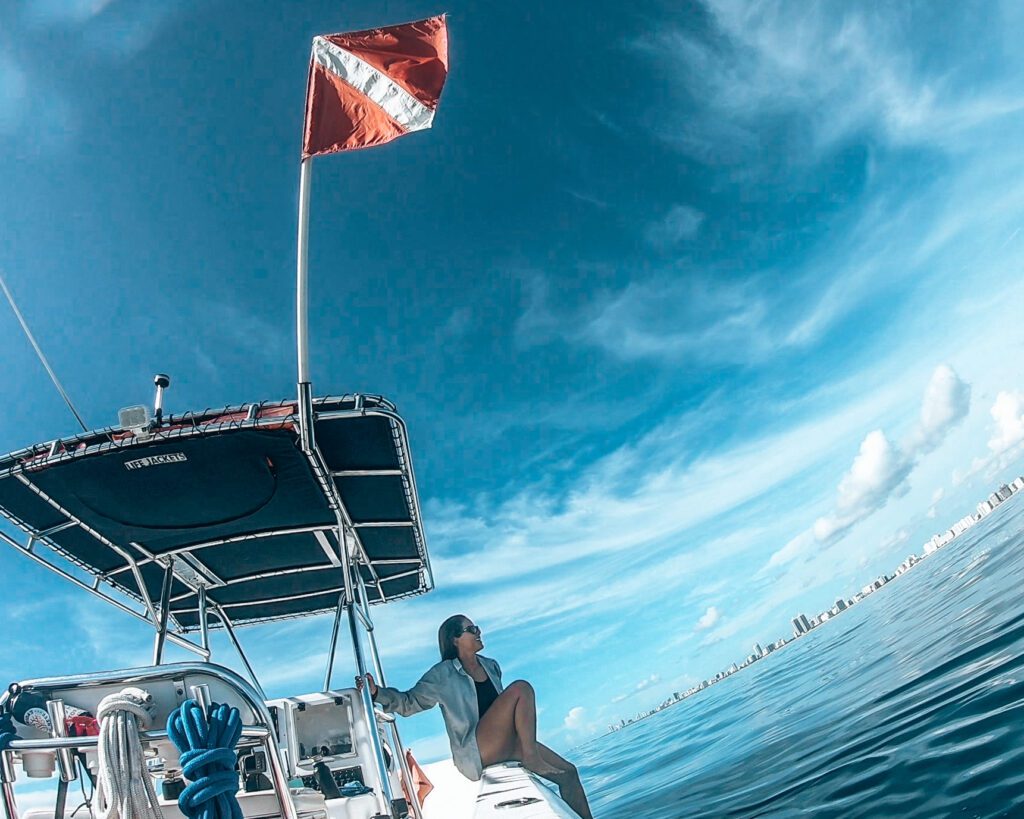 open ocean boat and captain fii freediving