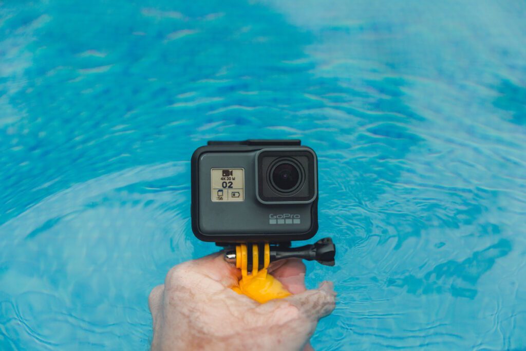 gopro while scuba diving