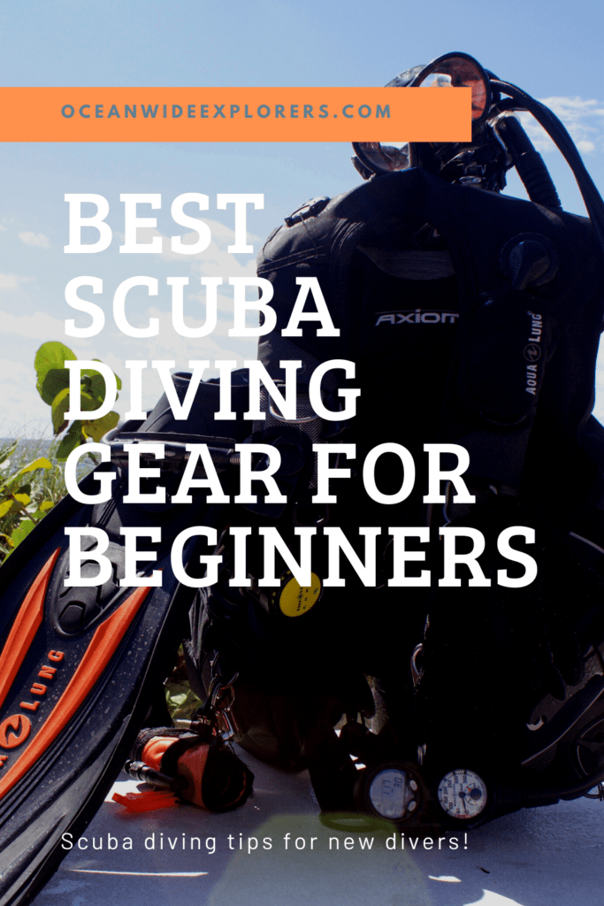 scuba diving gear for beginner divers