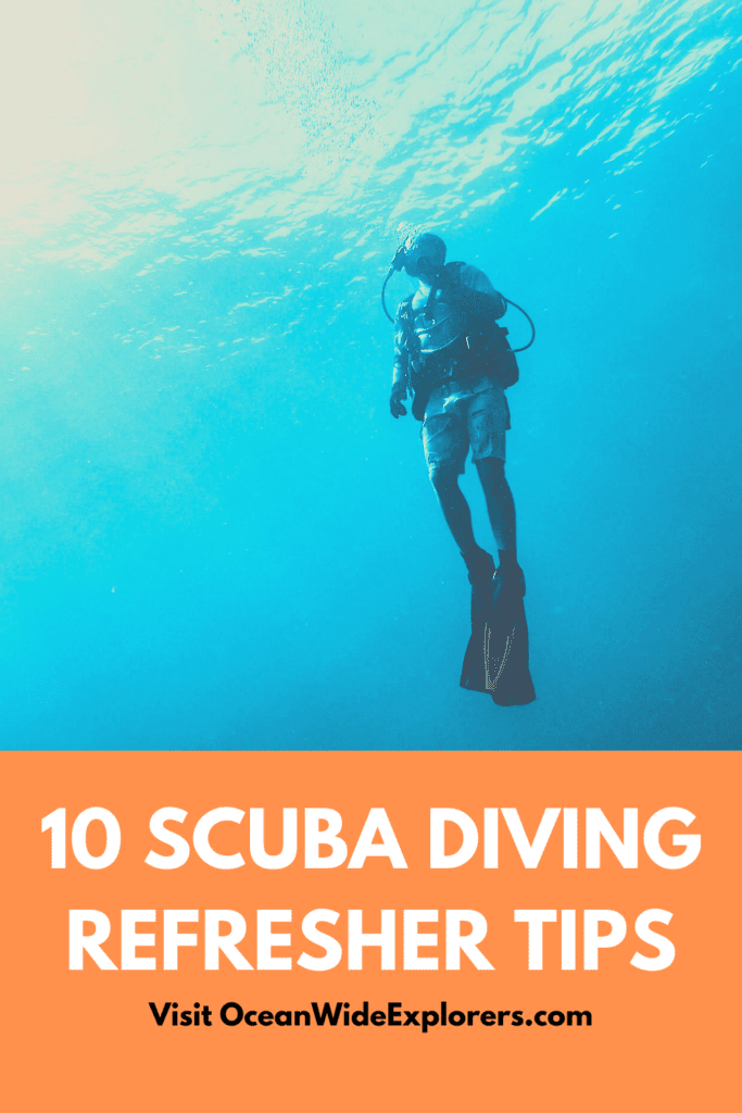 scuba diving refresher pinterest