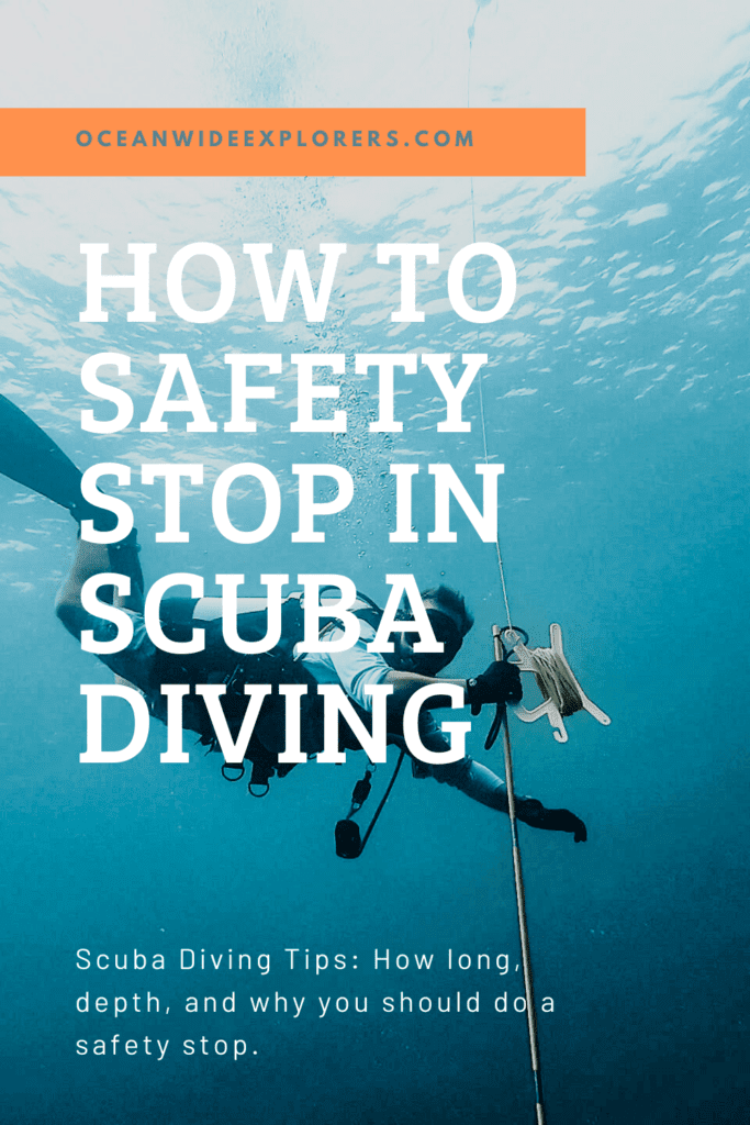 How to Safety STop in Scuba Diving