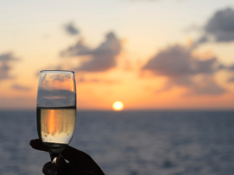 champagne sunset cruise st thomas